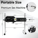 Thrusting Sex Machine, App/Remote Control Automatic Dildo Love Machine For Women And Men, Adjustable Adult Sex Toys With Attachments (4 Piece Set)