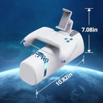 Automatic Male Masturbator Penis Pump Mens Stroker Vibrator With 3D Realistic Textured 7 Thrusting & Vibrating Modes Phone Holder Handy Handle Heating Adult Sex Toys (White)