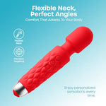 Large Vibrator Wand Adult Sex Toy, Red