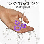 Cock Penis Ring 3 Pcs Sets For Male, Silicone O-Ring Cock Rings For Couples Adult, Delay Rings With Bumps For Longer Harder Stronger Erections Testicle Stretcher Soft Massager(Purple)