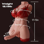 12.13Lbs Compact Shemale Sex Doll Gel-Filled Breast Sex Torso With Huge Dildo Male Sex Doll Male Masturbator Adult Sex Toys