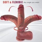 12 Inch Huge Flesh Lifelike Dildo, Soft Thick Liquid Silicone With Strong Suction Cup Feels Like Skin, Realistic Big Dildos Sex Toy For Couples, Men, Women Play