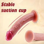 11 * 1.2" Double Headed Small Dildo Lifelike Penis For Beginner, 2 * 6" Slim Thin Double Sided G-Spot Dildos Set With Suction Cup, Soft Liquid Silicone Realistic Anal Dildo Sex Toy For Gays Lesbians