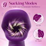 Sucking Vibrator Rabbit Sex Toy, Nipple Clit Sucker Thrusting Dildo