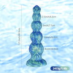 17.1 Inch Huge Thick Monster Knot Horse Dildo, Xxxl Big Fantasy Dragon Dildo With 4 Dog Knots, Extra Large G-Spot Anal Dildos With Strong Suction Cup, Giant Adult Sex Toys For Women Men Gay