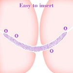 15.35 Inch Double-Ended Dildos,Realistic Flexible Crystal G Spot Dildo With Particles Double Sided Dildos Sex Toys For Women,Men,Purple