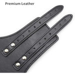 Bdsm Leather Handcuffs & Wrist Restraints Adjustable Bondage Cuffs For Bed, Handcuffs Restraint For Bed Restraints Adjustable Handcuff Straps, Sm Fetish Gear, Kinky Sex Toys For Couples, Men & Women