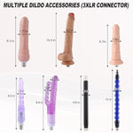 Sex Machine Automatic Dildo Machine With Realistic Dildo, Thrusting Machine Love Machine With 3Xlr Connector For Men And Women Solo Play And Couple, Hands Free Adult Sex Toys With 7 Attachments