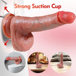 Strap On Harness Dildo For Sex, Realistic Dildo With Adjustable Waist And Thigh Soft Leather Belt Sex Straps, Strap On Toys For Lesbians Gay Couple Vaginal Anal Play, Adult Sex Toys Pegging Dildo