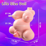 12Lb Sex Doll Male Masturbator Prolapse Of Uterus, 4 Holes Female Sex Dolls Torso Lifelike Adult Toys With Realistic Vaginal Anal Breast Sex Pussy Pregnant Woman Pluggable Nipple