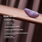 Lily 3 Mini Vibrator For Women Discreet Vibrator Mini Bullet Vibrator With 10 Pleasure Settings Waterproof Vibrator Design, Calm Lavender
