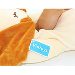 Very Soft Dog Big Hugging Pillow Plush Puppy Stuffed Animals Brown 23.5"