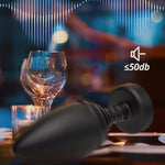 Vibrating Butt Plug Silicone Anal Plug With Luminous Base - 10 Modes Vibrating Anal Vibrators Remote Control Light Up Anal Plug For Prostate Massage,Clitoral Stimulation For Men Women,Couples