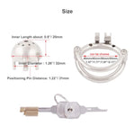 Men Short Chastity Device Cages Prevent Escape Design Closed Ring Cock Cage Adult Game Sex Toy C1045 45Mm