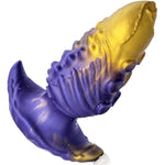 Anal Plug Butt Plug With Safe T-Base Mixed-Color Silicone Prostate Massager Monster Dilator With Multiple Textures Sex Toy For Women Men Masturbation (L)