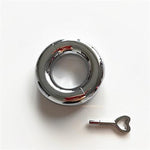 Heavy Stainless Steel Male Penis Ring Metal Smooth Bondage Rooster Ring With Key(33Mm)