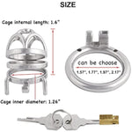 Male'S Stainless Steel Chastities Devices Lock Cage Trainer Kit For Men Clothing J0845 45Mm