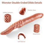 16.5 Inch Monster Double Ended Dildo, Tentacle Realistic Double Sided Dildos For Lesbian, Silicone Huge Long Dong Flexible Penis, G-Spot Stimulator Sex Toys For Women Men Couple