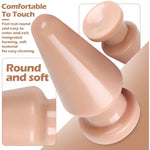 Huge Butt Plug Sex Toy - Big Anal Plug With Strong Suction Cup, Large Butt Plug For Men And Women, Masturbation Anal Sex Toys For Male Female