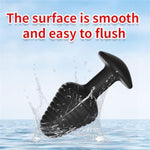 Silicone Threaded Anal Plug With Flared Base Three-Piece Male Anal Plug Set Female Adult Sex Toy