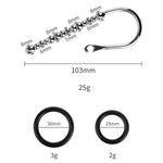 Urethral Sounding Penis Plug With O-Rings – 0.31? Stainless Steel Bumpy Dilator For Men – Metal Urethra Stretcher Insertable Plug For Deep Insertion, Prostate Play, Cbt & Long-Term Wear