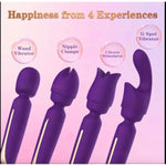 Adult Toys for Women - Sex Toy Vibrator Set - Female Sex Toys - Sexual Wellness - Vibrator for Woman - Wand Vibrator Kit - Vibrators Sex Toy - Rechargeable Dildo - Sex Toys for Woman - Sex Toys Bundle