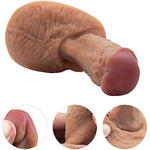 Realistic Dildo, Liquid Silicone Dual Density Penis Cock With Ultra Huge Suction Cup Lifelike Veins Glans