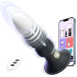 Prostate Massager Anal Sex Toys - Anal Toys Sex Toy App Control Vibrators Butt Plug, Anal Vibrator For Male And Female With 7 Vibrating & 7 Thrusting Vibrating Butt Plug, Sex Toy For Men
