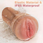 Vibrating Male Masturbator Sex Toys For Men, Male Sex Toys Realistic Textured Pocket Pussy Mens Stroker With 10 Vibration Mode, Hands-Free Blowjob Machine Masturbators For Penis Training &Men Pleasure