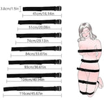7 Pcs Set Adjustable Bondage Rope For Adult Play, Bdsm Bondage Straps For Women, Sex Toys Restraints Bundle For Extreme Love, Sm Sex Toys For Couples Flirt Play Fetish Cosplay