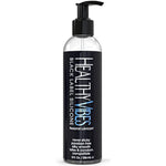 Black Label Silicone Based Personal Lubricant- Lasts Long & Easy To Clean, Water Resistant Lube, Lubricant For Privacy Safe For Most Skin Types- 8 Oz