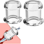 Hollow Anal Plug Vaginal Dilator Speculum, Tpe Transparent Anal Plug Anal Speculum Vaginal Stretcher Tunnel Anal Dilator Bdsm Enema Toys Sex Toys For Adult Men Women (2 Pcs Style C)