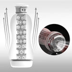 Vibrating Male Masturbators With Sucking Granules And Beads, Vocal Sex Toys For Men Portable Male Stroker Adult Men Sex Toys Penis Pumps & Enlargers