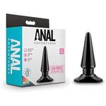 Anal Adventures Easy Plug - 4 Inch Length And 1.25 Inch Width - Tapered Tip For Easy Insertion & Perfect For Beginners - Base Anchors Buttplug Safely Outside The Body - Sex Toy