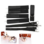 Bdsm Handcuffs Sex Bed Adult Set, Sex Bondage Restraints Straps Cuffs, Adjustable Leg Restraints Open Legs Fetish Handcuffs Kit Cuff Restraint Set Couples Sex Toys For Couple Sex Play