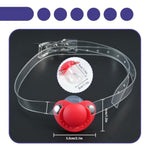 Restraints Mouth Gag Silicone Pvc Bondage Bite Pacifier Bdsm For Open Adult Sex Play Couples Toys Game Slave Cosplay (Pink)