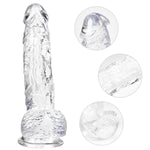 Suction Clear Realistic Dildo Set (Small,Big,Large) 3 Sizes Anal Thin&Big Dildos, G-Spot Sex Toys For Women, Vaginal & Anal Pleasure For Beginners, Advanced Users, Men, Women, And Couples