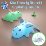 Dragon Night Light, Cute Pink Dragon Gifts, Soft Silicone Lamp With 3 Level Warm Light And Rgb Changing, Breastfeeding Nursery Portable Kawaii Bedside Lamp For Baby, Toddler, Boys And Girls