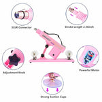 Automatic Sex Machine Adult Sex Toys Thrusting Dildo Machine With 3 Xlr Connector Fucking Machine 6 Attachments For Women Hands-Free Love Machine Lifelike Dildo