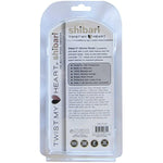 Twist My Heart 6 Inch Spiral Bullet Vibrator For Women, Adult Sex Toy Multispeed Waterproof Twisted Silcone Textured For Her Pleasure (Black)