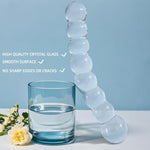 Glass Dildo Anal Beads, Double Head Crystal G-Spot Stimulation Pleasure Stick Penis Harem Plug Sex Toys, Prostate Massager, Harem Trainer Beginner Massager Penis Harem Toys For Couples