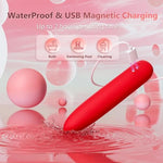 Mini Vibrator Bullet Sex Toys: Bullet Vibrators Adult Toys Made Of Fully Silicone For Clitoral Stimulation, 4-In Rechargeable G Spot Vibrator With Light Up, 10 Vibe Modes Discreet Vibrator For Women