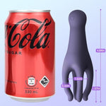 Women Clit Nipple Clamps Breast Glans Earlobe Massage Vibrator, Reduced Men Penis Sensitivity Humanoid Finger Vibrator For Self-Pleasure And Stimulation Waterproof Usb Rechargeable 10 Vibration Modes