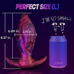 8.2'' Large Butt Plug Huge Anal Plug Anal Dildo,Giant Plugs Wearable Buttplug Silicone Anal Stretcher,Big Knot Dildo Xl Prostate Massager Fantasy Butt Plug Anal Sex Toys For Men Women (L-8.2In)
