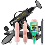 Sex Machine Fuck Machine With 3Xlr Connector,Thrusting Dildo Machine With Realistic Dildo For Man,Automatic Love Machine Suction Cup With 5 Attachments Sex Toys For Women