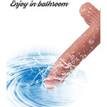 8.5 Inch Realistic Dildo With Suction Cup Base For Hands-Free Play,Lifelike G-Spot Dildo With Movable Foreskin For Vagina Anus Intercourse Adult Sex Toy For Women,Compatible With Strap-On Harness