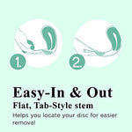 Reusable Menstrual Disc - Small Period Disc for Teens & Beginners