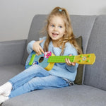 Paw Patrol Party Ukulele - Musical Toy Gift For Toddlers4 String Mini Guitar Musical Instrument, Educational Learning Toy, Can Play With Strap Or Picks - Great For Beginner (Baby Shark Blue)