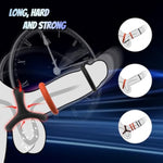 Silicone Cock Ring Sex Toys For Men Penis Rings Set With 7 Different Sizes For Erection Enhancing, Long Lasting Stronger Strechy Adult Toys For Men Or Couple (Orange)