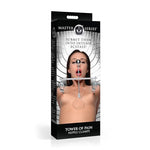 - Tower of Pain Nipple Clamps – Stainless Steel & Acrylic, Adjustable Clover-Style Clamps, Non-Piercing, Disassembles for Easy Storage – 1 Piece, Grey – for Women & Couples